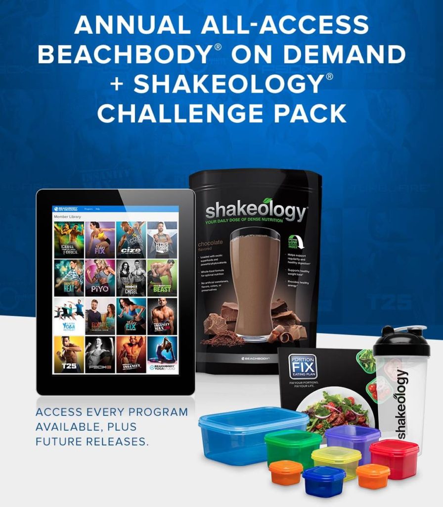 Annual All-Access Beachbody On Demand and Shakeology Challenge Pack