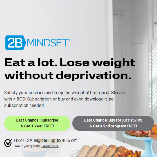 2B Mindset Positive Approach to Weight Loss