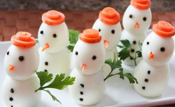 Snowman Eggs by Roxy