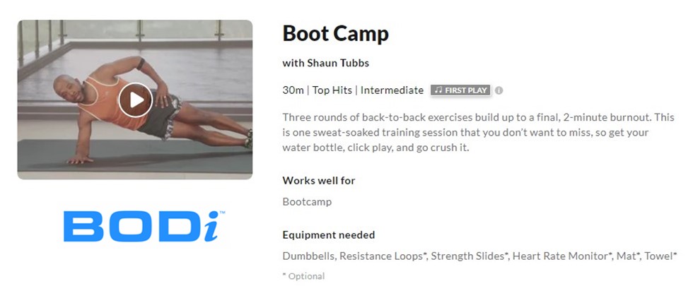 Shaun Tubbs Boot Camp
