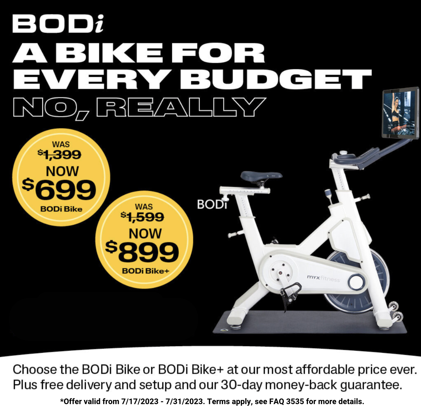 BODi Bike Sale for Everyone