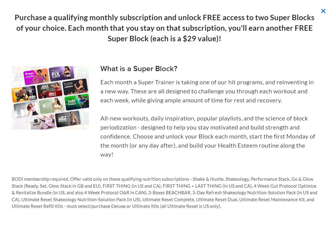 Super Block Unlock Nutritionals