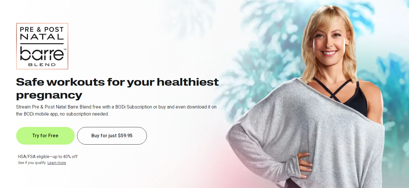 Pre & Post Natal Barre Blend