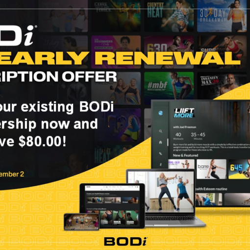 BODi Subscription Early Renewal