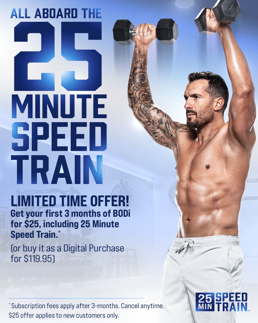 $25.00 BODi 3-Month Subscription