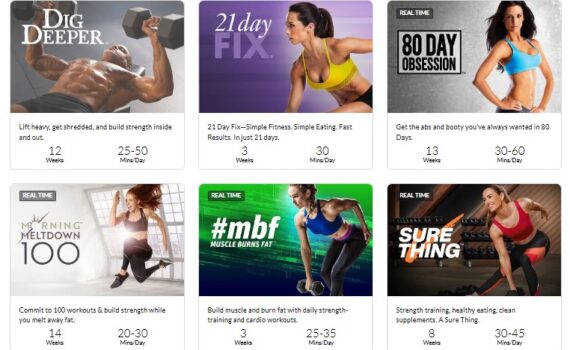 BODi Workout Programs for Weight Loss