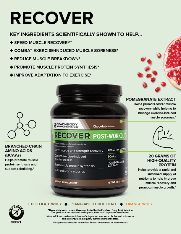 Recover Post-Workout Protein Powder