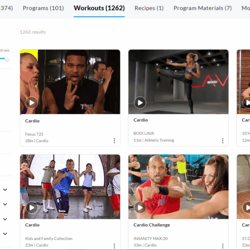 Create Your Own Program with BODi