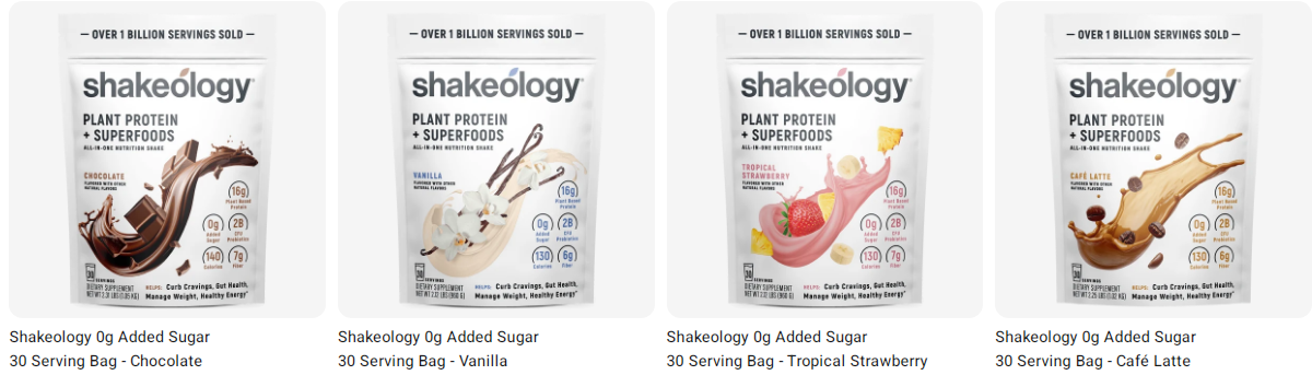 Shakeolpgy 0g Added Sugar