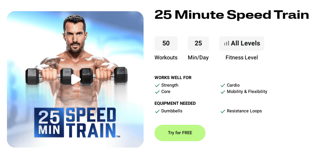 25 Minute Speed Train