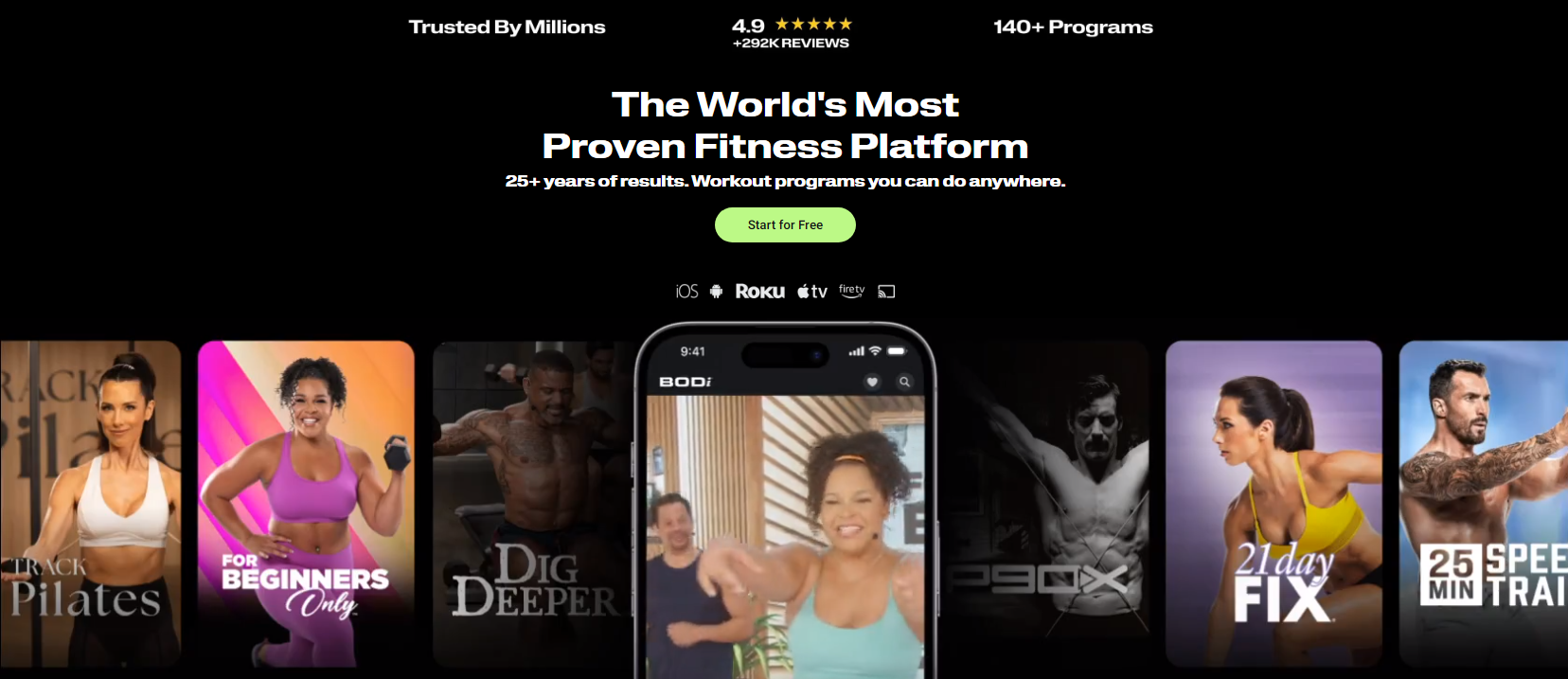 BODi "Best Tested" Workout App