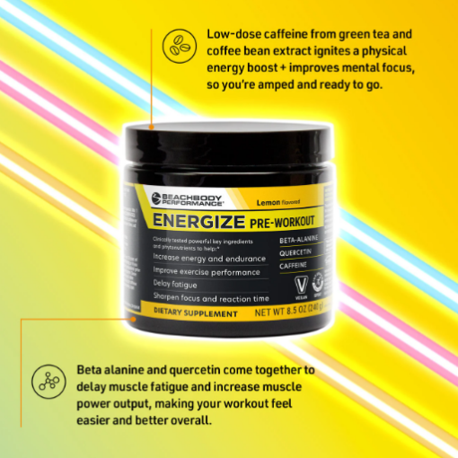 Energize Pre-Workout with Quercitin and Beta Alanine