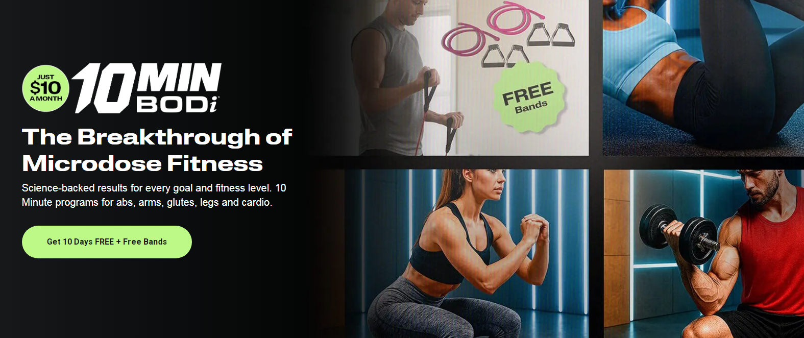 10 Minute BODi Microdose Fitness is Now Available
