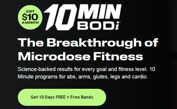 10 Minute BODi Subscription Now Available