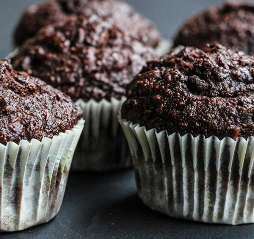 Flourless Brownie Muffins