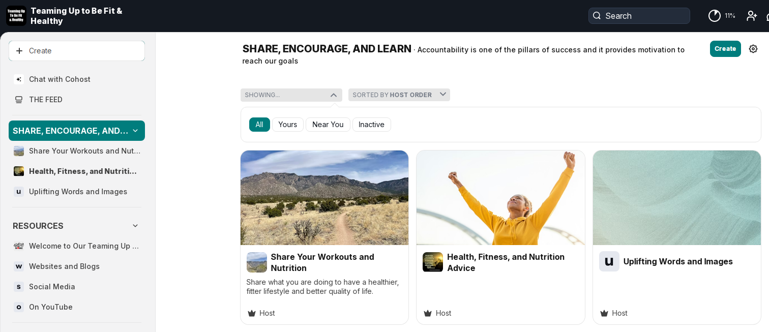 Teaming Up to Be Fit & Healthy on the Mighty Network