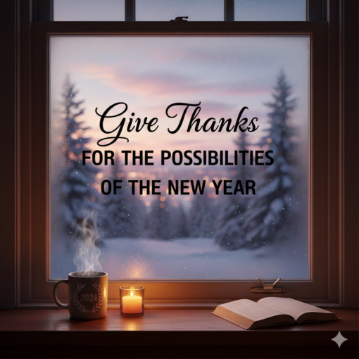 Give Thanks for the Possibilities of a New Year
