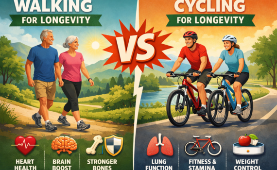 Walking Versus Bicycling for Longevity