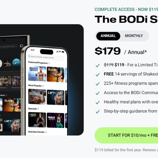 The BODi Annual Subscription