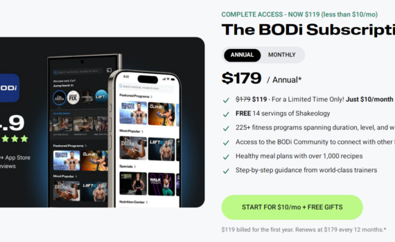 The BODi Annual Subscription