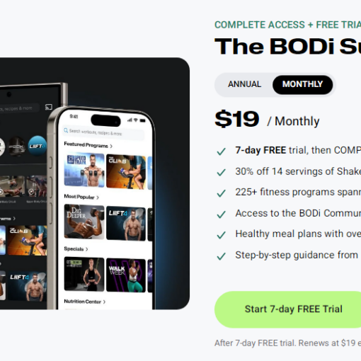 The BODi Monthly Subscription