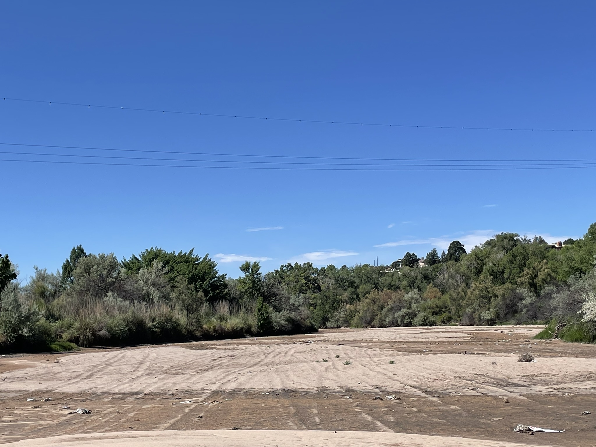 Rio Grande Looking South from Albuquerque