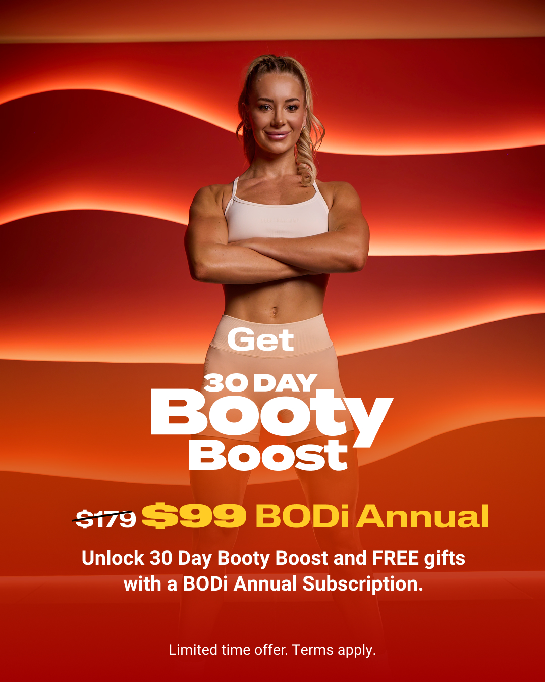 The BODi Annual Subscription is on Sale for Just $99.00 and Includes Booty Boost for Free!