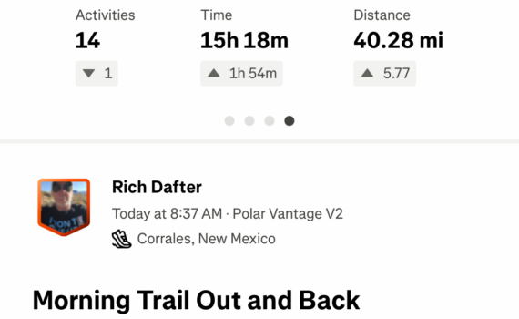 40 Miles in a Week at 75