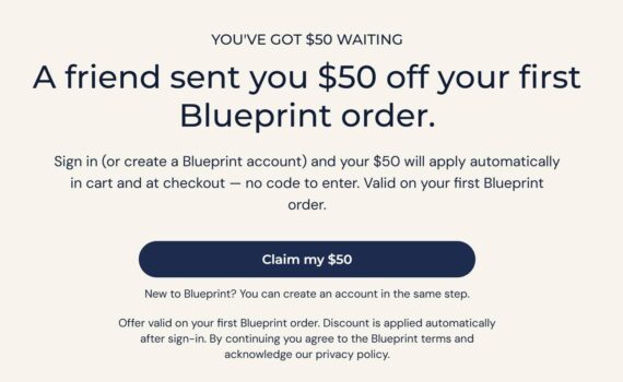$50 for You. $50 for Me.
