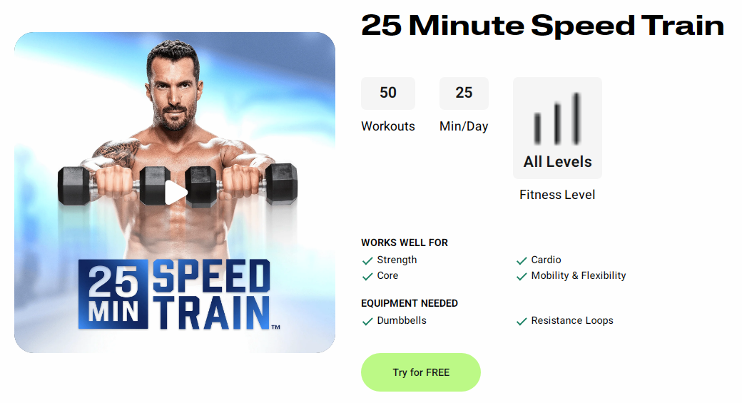 25 Minute Speed Train