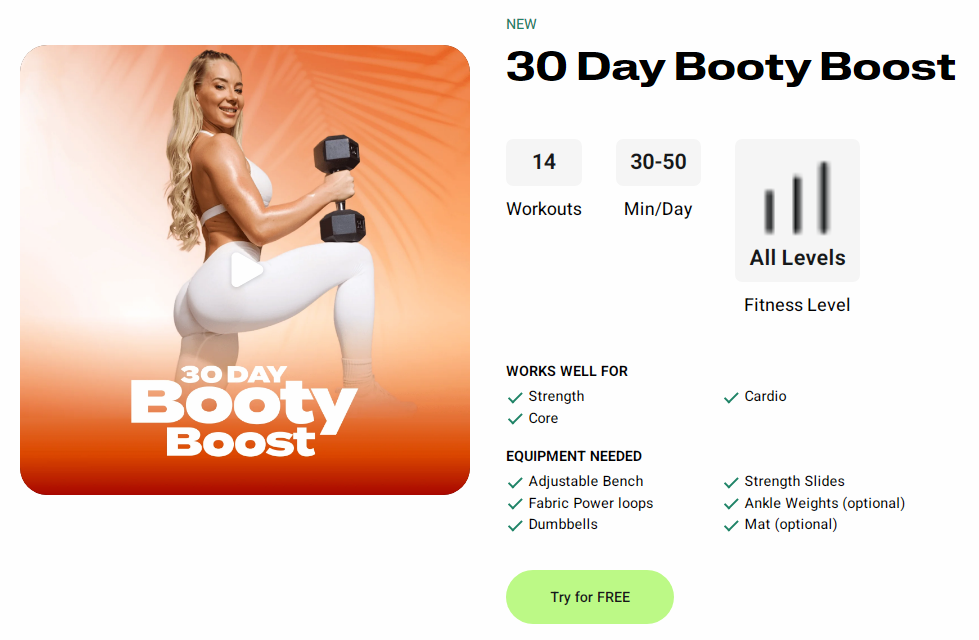 30 Day Booty Boost