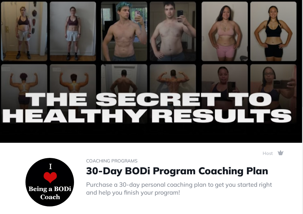 BODi Workout Coaching Programs