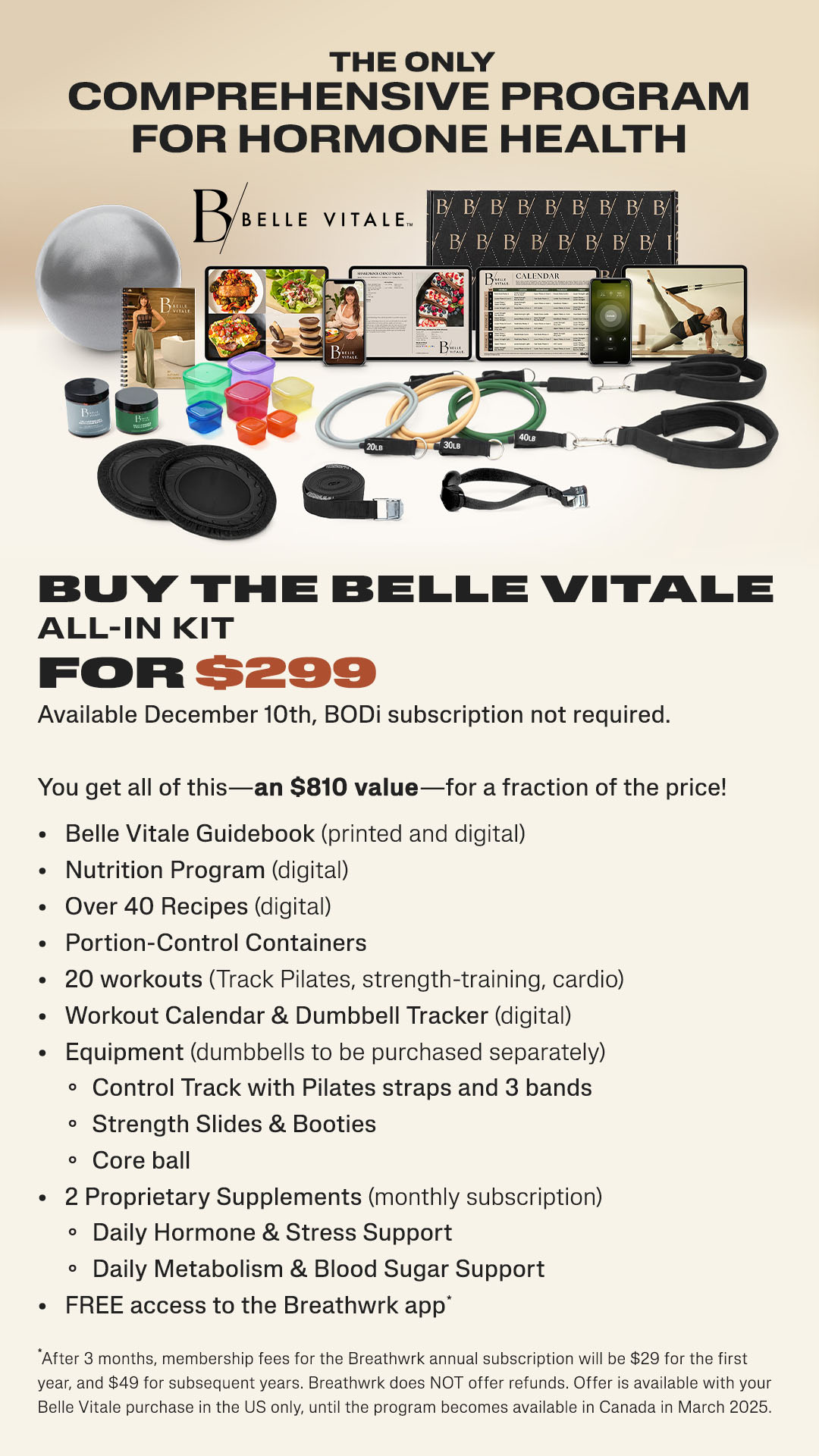 Belle Vitale All In Kit