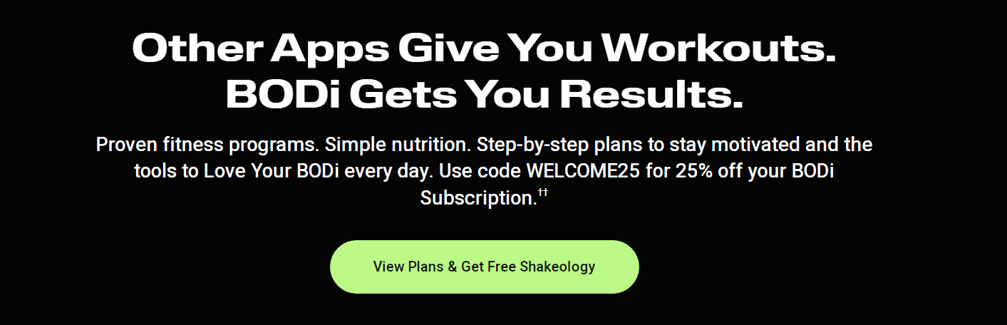 BODi Programs Get Fast Results