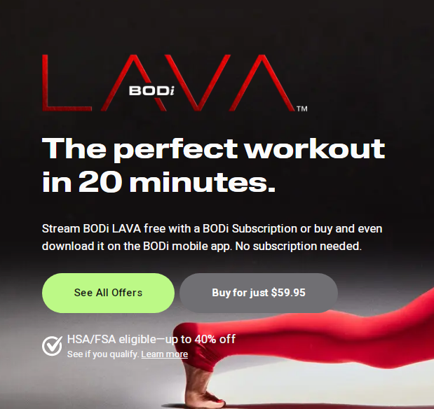 BODi LAVA - Own It for Just $59.95