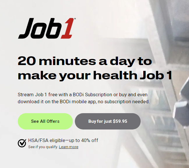 Job 1 - Own It for Just $59.95