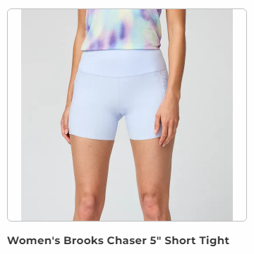 Brooks Chaser 5 Inch Short Tight