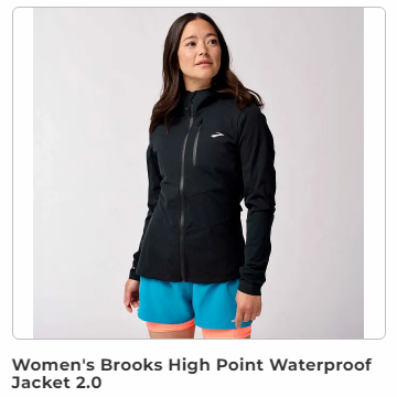 Brooks High Point Waterproof Jacket
