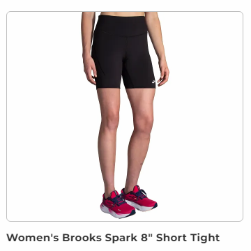 Brooks Spark 8 Inch Short Tight