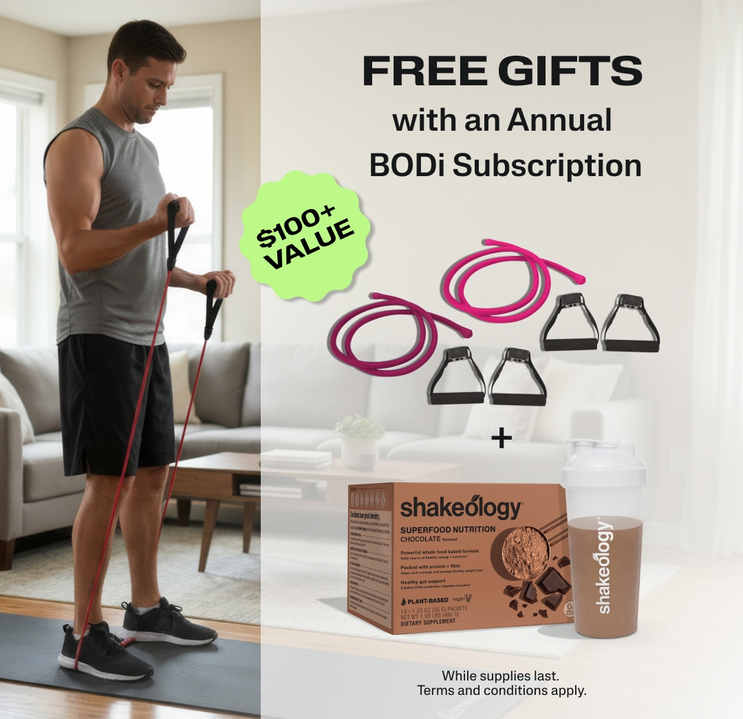 Free Gifts With Annual BODi Subscription