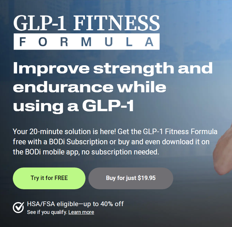 GLP-1 Fitness Formula