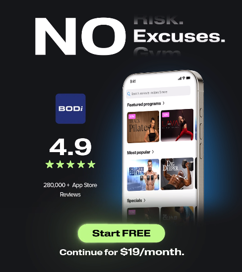 BODi Monthly - No Excuses, 4.9 Stars, 280,000+ Reviews