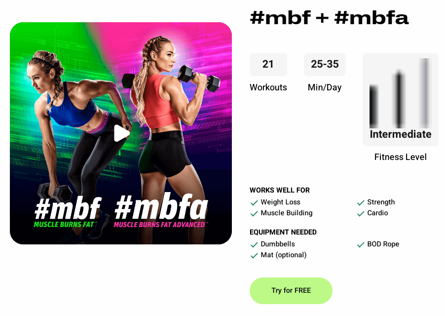 Muscle Burns Fat + Muscle Burns Fat Advanced