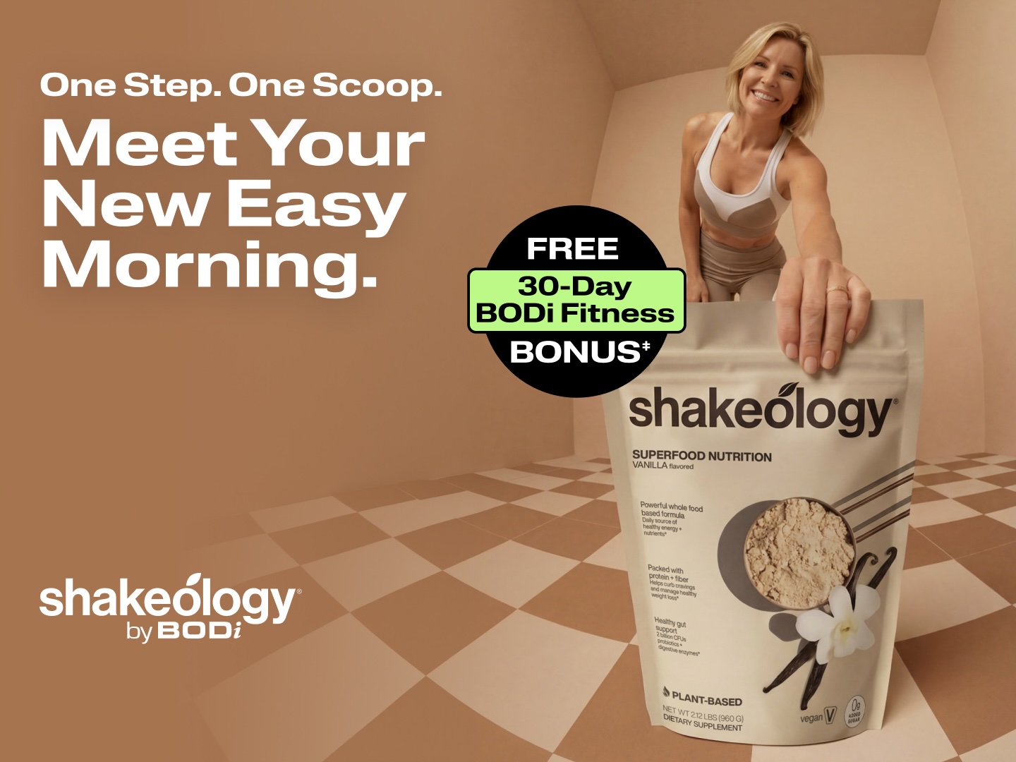 Shakeology with Free 30-Day BODi Membership