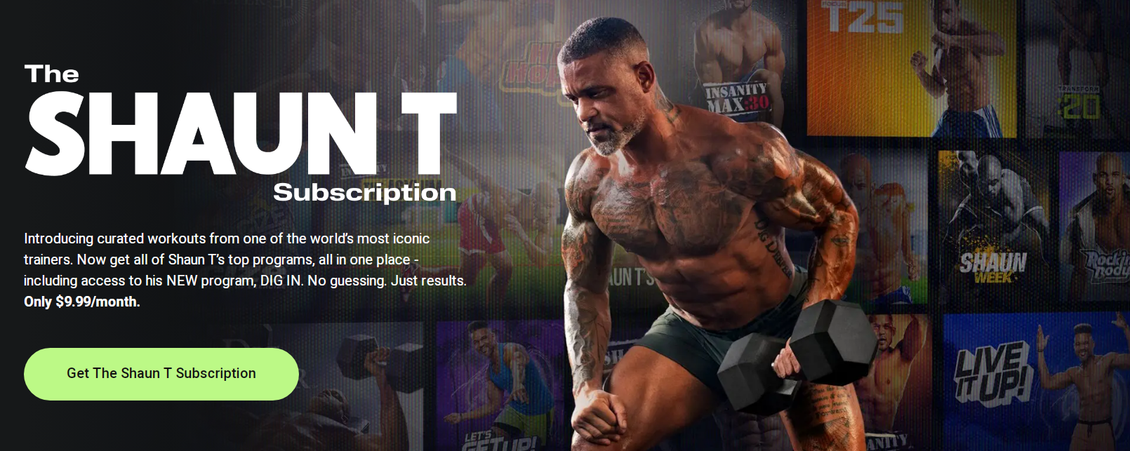 The Shaun T Subscription for Just $9.99 a Month