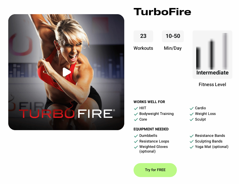 TurboFire with Chalene Johnson