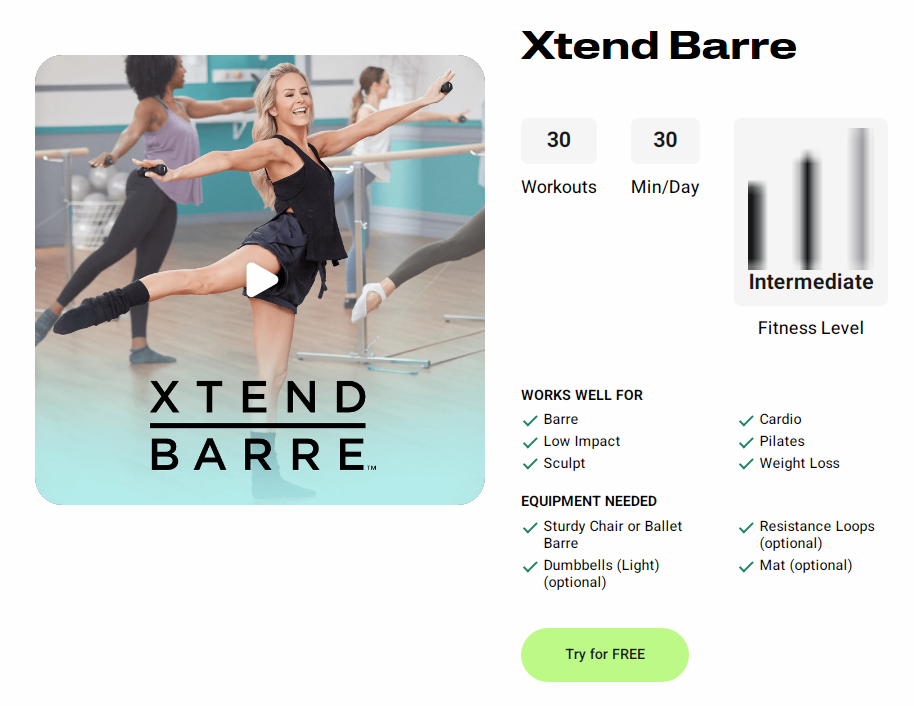Xtend Barre
